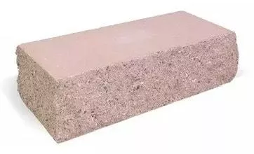 Кирпич полнотелый BRICKSTONE Рваный ложок. розовый (белый цемент), фото №2