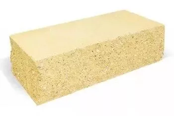 Кирпич полнотелый BRICKSTONE Рваный ложок. жёлтый (белый цемент), фото №2